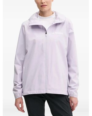 adidas Hooded Climaproof Jacket - Purple
