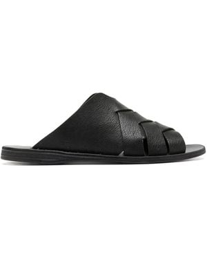 Officine Creative Itaca 049 Woven Leather Sandals - Black