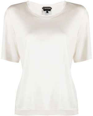 Tom Ford Side Slit T-Shirt - White