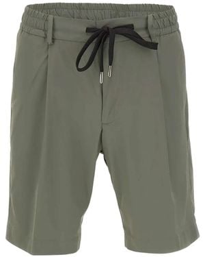 Diktat Tech Drawstring Elasticated Shorts - Grey