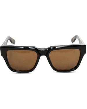 Chrome Hearts Geometric-Frame Sunglasses - Black