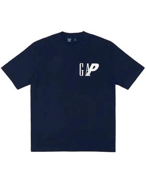 Palace X Gap T-Shirt Con Logo - Blu
