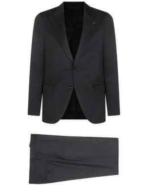 Lardini Single-Breasted Suit - Black