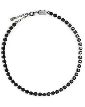 DSquared² Classic Crystal Embellishment Necklace - Black