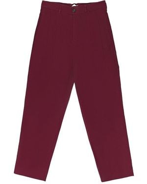 Aimé Leon Dore Stadium Pleated Trousers - Red