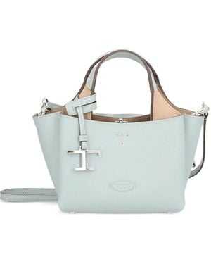 Tod's Micro Tasche Aus Leder - Blau