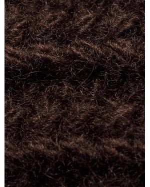 Miu Miu Wool And Cashmere Gloves - Black