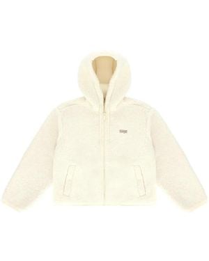 HUNTER Bonelle Borg Fleece Jack - Wit