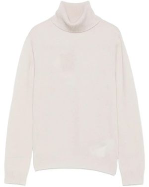 iBlues Roll-Neck Knitted Sweater - White