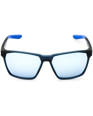Nike Maverick Rectangle-Frame Sunglasses - Blue