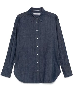 Another Tomorrow Chambray Shirt - Blue
