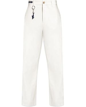 Paul & Shark Straight-Leg Trousers - White