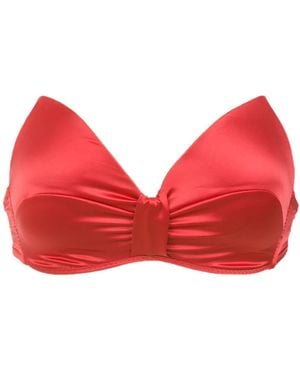 Amir Slama Strapless Cropped Top - Red