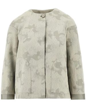 Emporio Armani Giacca A Girocollo - Neutro