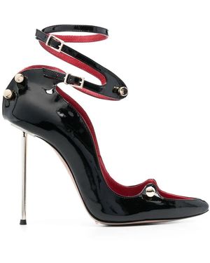 HARDOT Harlot Leather Pumps - Black