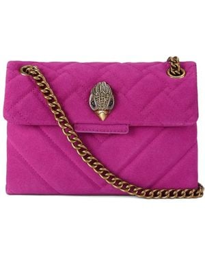 Kurt Geiger Kensington Quilted Chain Shoulder Bag - Purple