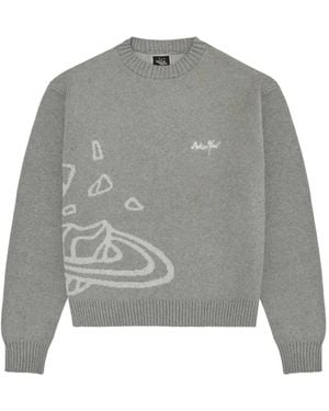 BROKEN PLANET Crew-Neck Jumper - Grey