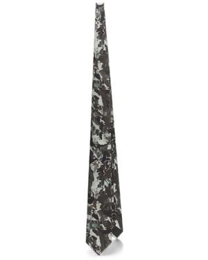 Dolce & Gabbana Cravatta Con Stampa Astratta - Bianco