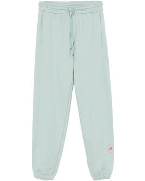 adidas By Stella McCartney Organic-Cotton Track Trousers - Blue