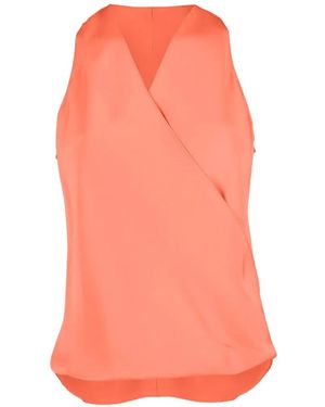 Peter Cohen Wrap Top - Pink