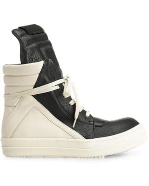 Rick Owens Geobasket High-Top Sneakers - Black