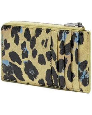 Bimba Y Lola Textured leopard print purse - Gelb