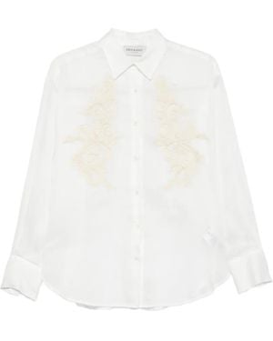 ERMANNO FIRENZE Embroidery Shirt - White