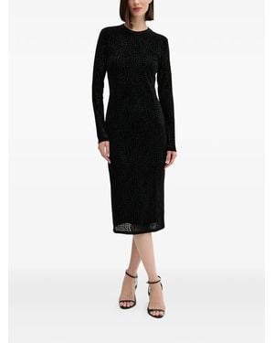 Joop! Tebra Tonal Print Dress - Black