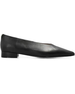 Furla Dora Pointed-Toe Ballet Flats - Black