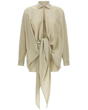 DARKPARK Chemise Romy À Taille Nouée - White