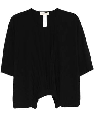 Twinset Short-Sleeve Blouse - Black