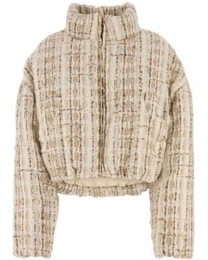 Khrisjoy Veste En Tweed À Broderies - Neutre