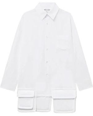 Comme des Garçons Camisa con bolsillos - Blanco