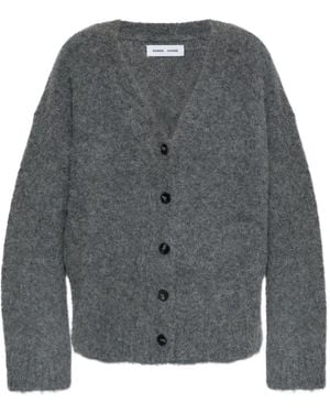 Samsøe & Samsøe Alpaca wool button cardigan - Grau