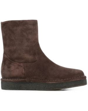 Roberto Del Carlo Suede Ankle Boots - Brown