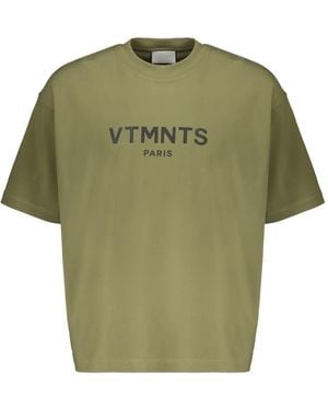 VETEMENTS｜SHORT-SLEEVED ROUND NECK T-SHIRTS (UE64TR600W VETEMENTS Oversize T-shirt | Men's Clothing | Vitkac