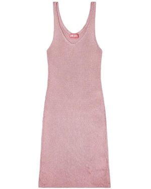 DIESEL Midi M-Deloca Dress - Pink