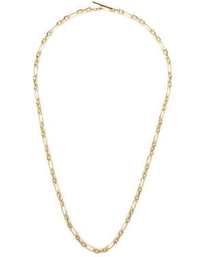 Lizzie Mandler 18Kt Figaro-Link Chain Necklace - Metallic