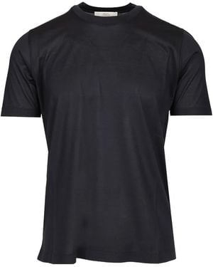 Mauro Ottaviani Jersey-Texture T-Shirt - Black