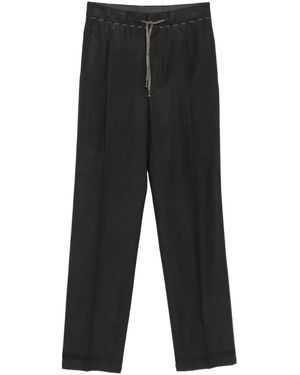 Maison Margiela Drawstring-Waist Trousers - Black