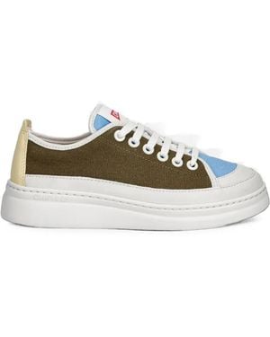 Camper Twins Paneled Low-Top Sneakers - White