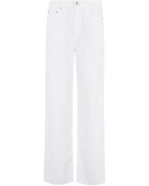 Rag & Bone Jeans Met Wijde Pijpen - Wit