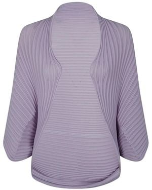 Issey Miyake Stream Cardigan - Purple