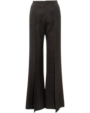 Calcaterra High-Waisted Trousers - Black