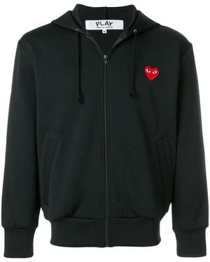 COMME DES GARÇONS PLAY Cotton Logo Hoodie - Black