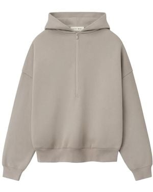 Fear Of God Property Lounge Half Zip Hoodie - Grey