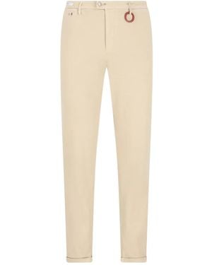 Sartoria Tramarossa メタルリング パンツ - ナチュラル