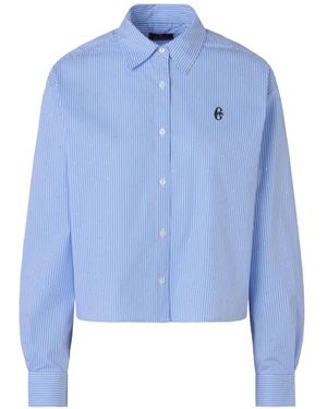 Conte Of Florence Striped Shirt - Blue