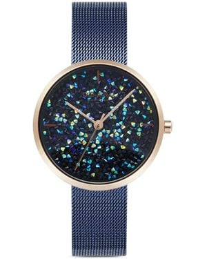 Obaku Glimmer Crystal-Embellished 32Mm Watch - Blue