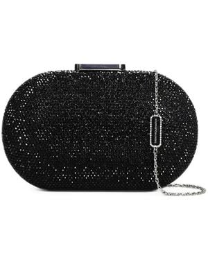 Twentyfourhaitch Isidora Crystal-Embellished Mini Bag - Black